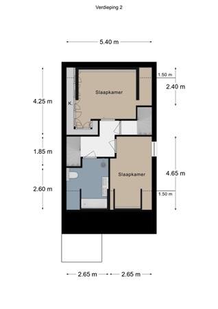 Floorplan - Pastoor Prickaertsstraat 22, 6291 LM Vaals